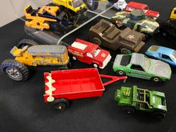 Estate Lot Vintage Metal Diecast Toys - Tonka, Hubley Etc.