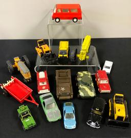 Estate Lot Vintage Metal Diecast Toys - Tonka, Hubley Etc.