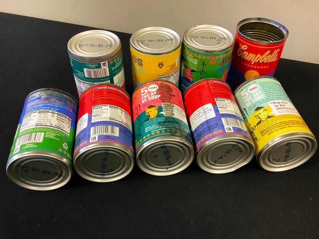 Retro Andy Warhol Campbell Soup Cans - See Photos For Condition, These Cans