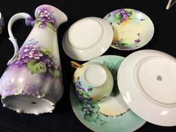 Estate Lot China Pieces - Largest Is 10½" Tall