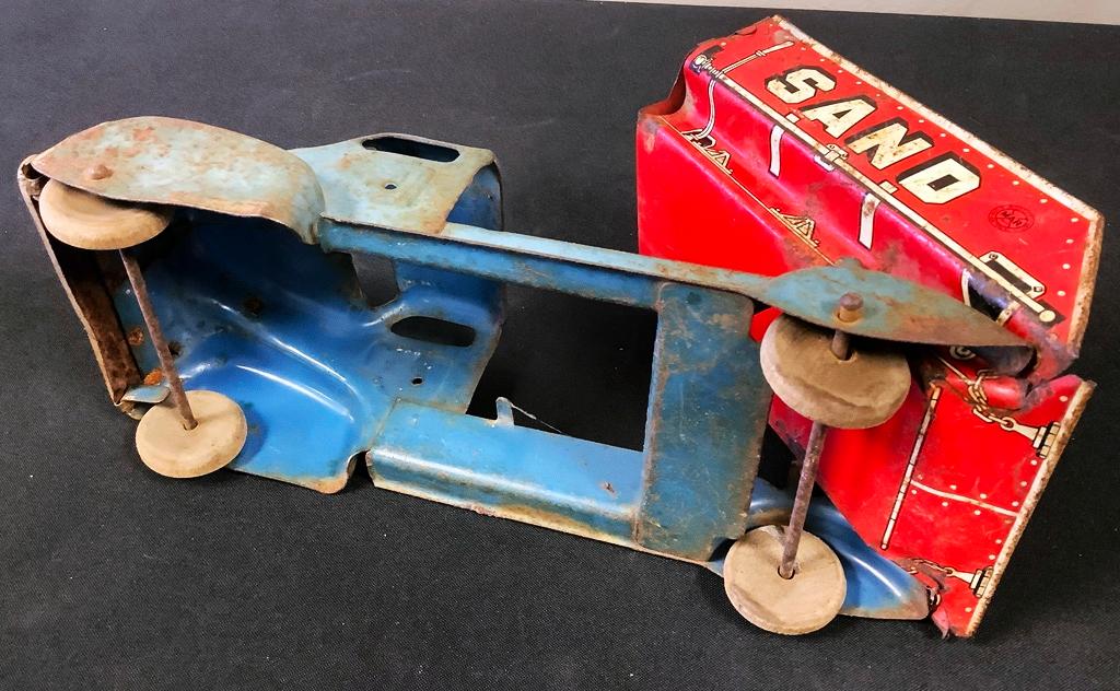 Vintage Metal Sand & Gravel Toy Truck - 13"