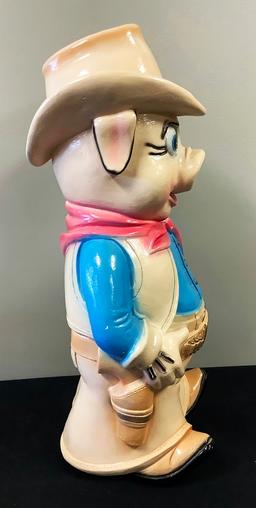 Large 1960s Pig Bank - 12"x10"x26", Great Condition