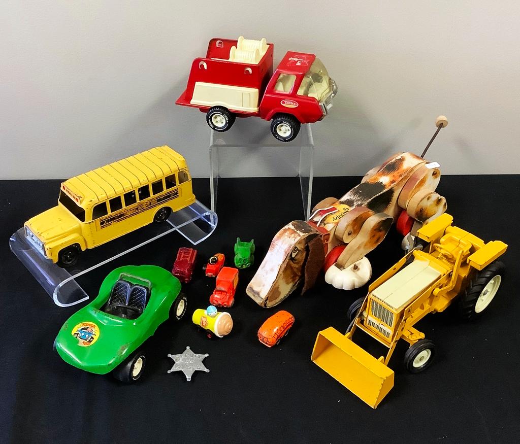 Estate Lot Toys - Includes: Tonka, International, School Bus, Etc.