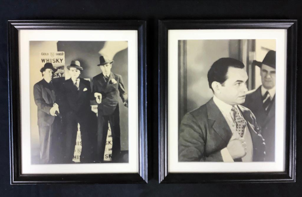 4 Vintage Movie Stills - Framed, 10½"x11½"