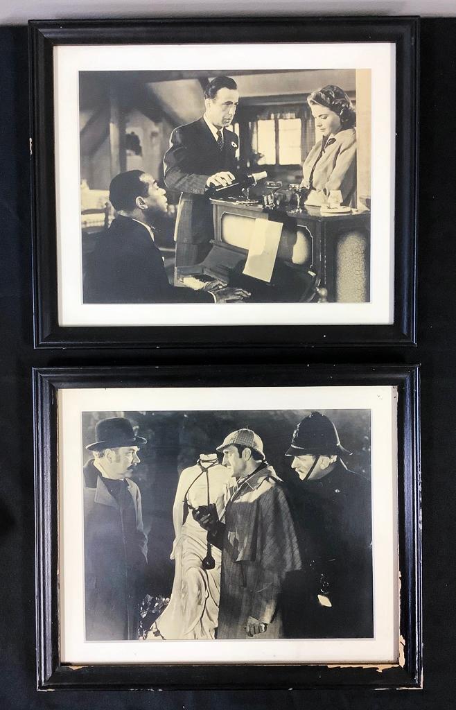 4 Vintage Movie Stills - Framed, 10½"x11½"