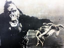1971 Personality Poster - King Kong, Custom Mounted On Stabilized Hardboard