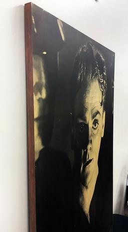 1967 Personality Poster - James Cagney, Custom Mounted On Stabilized Hardbo