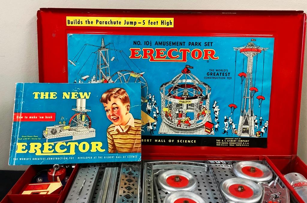 Vintage 1949 Erector Set - #10½", Amusement Park Set, Like New Condition, 2