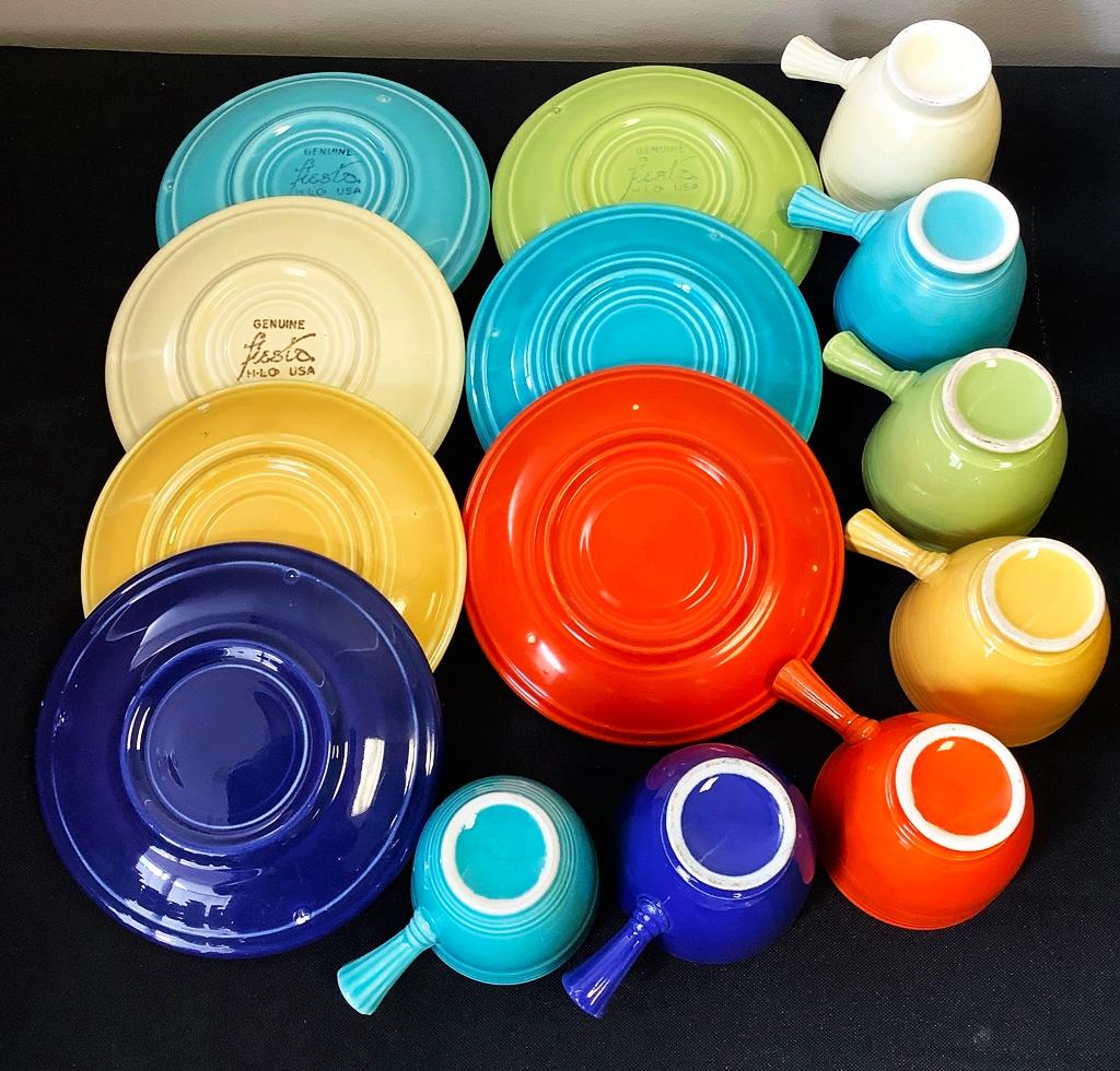 7 Fiestaware Demitasse Sets