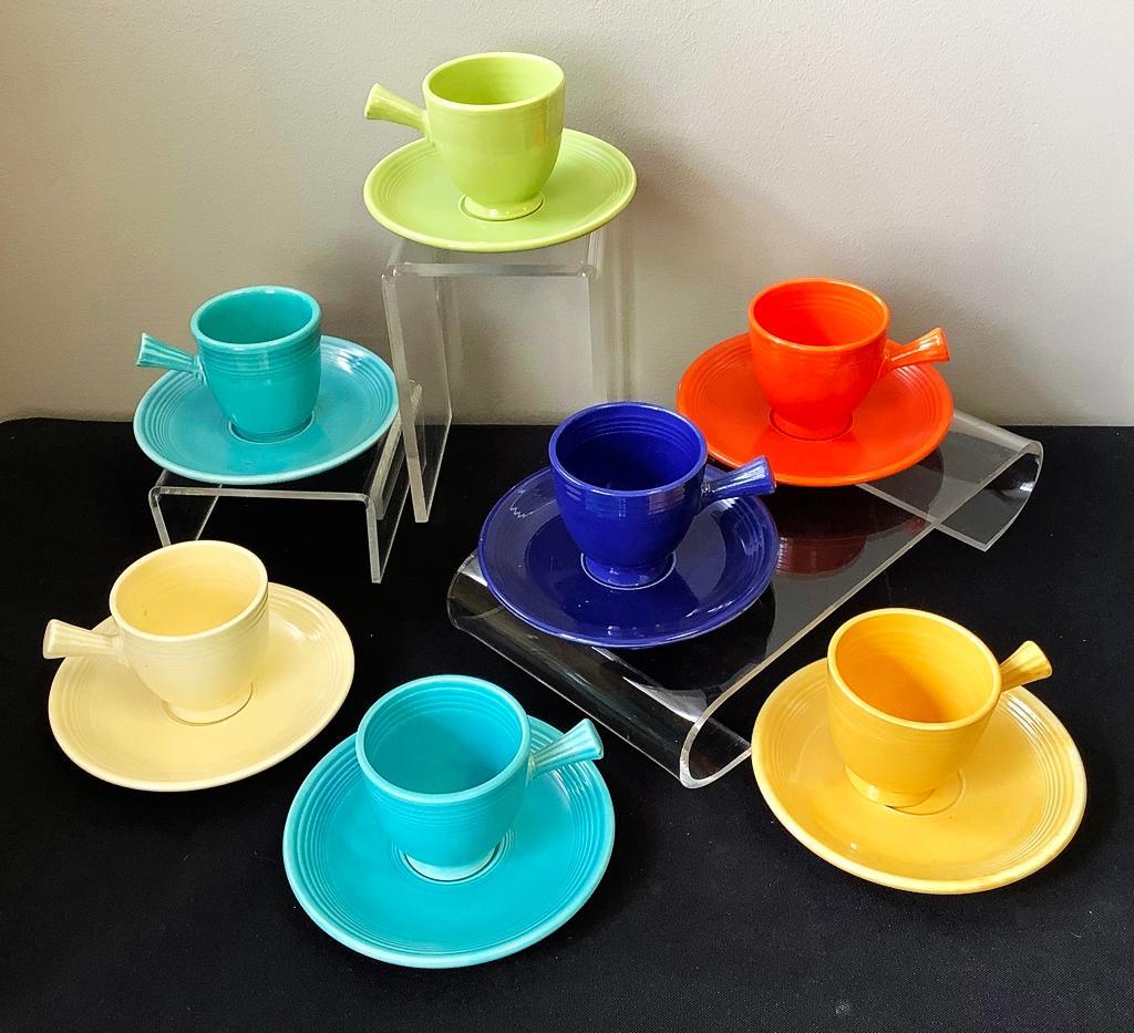 7 Fiestaware Demitasse Sets