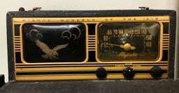 Majestic Mighty Monarch Of The Air 7-tube Portable Radio - 14"x7"x10"