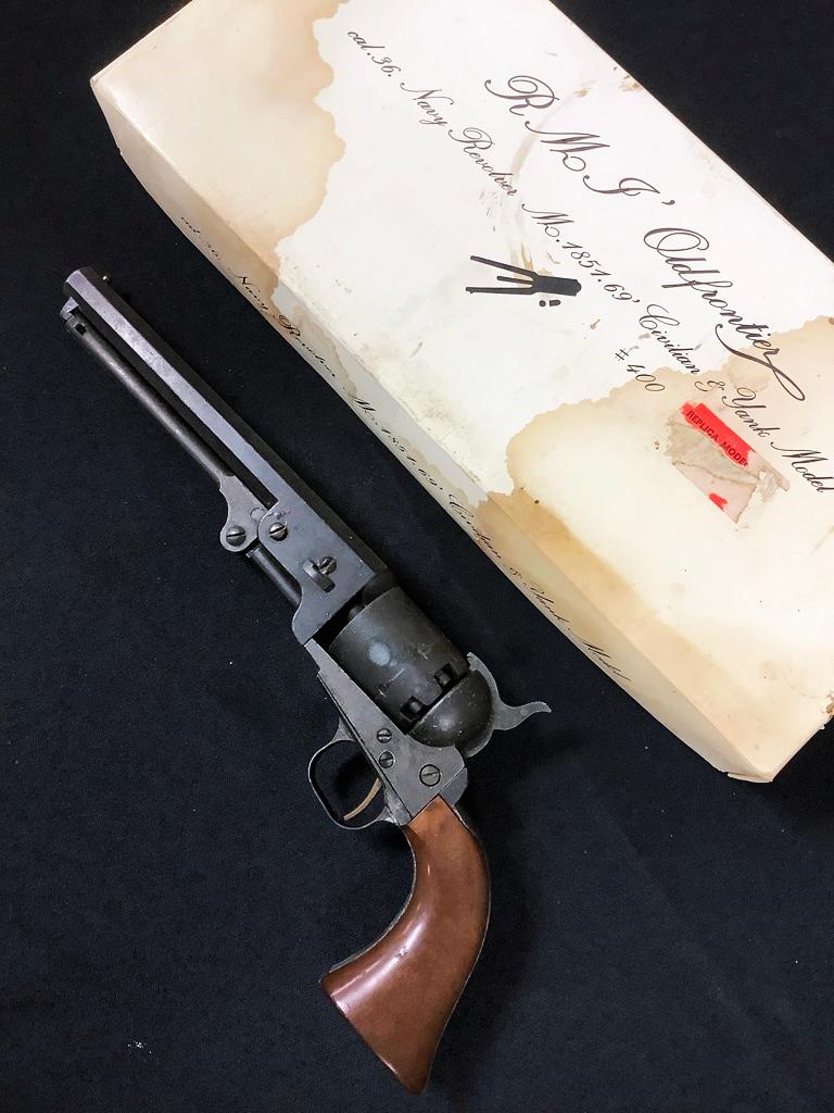 Antique RMJ Old Frontier .36 Caliber Navy Revolver - Model 1851.69 Civilian & Yank