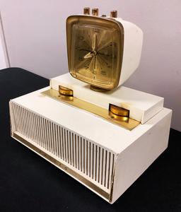 Philco 1961 Swivel Clock Radio - The Future Is Here, 11"x7½"x11", Missing A