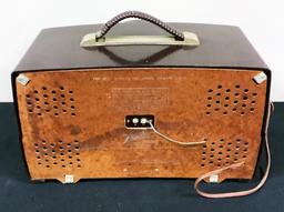 Zenith 1950s Am/Fm Tube Radio - 15"x8"x8", Working