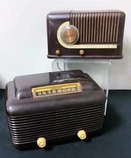 Crosley Radio - Bakelite Case, Model 9-121, 9¼"x5½"x5½";     Silvertone Rad