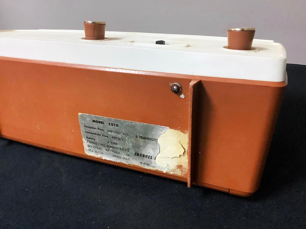 Channel Master Radio - Model 6510, Cordless, 12¾"x4½"x6"