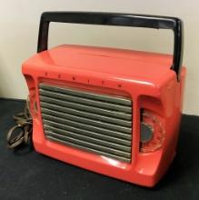 Zenith Zenette 1954 Portable Radio - Model M-403, 8"x4½"x6", Working