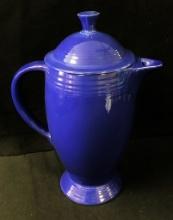 Vintage Fiestaware Blue Coffee Server - 10½"
