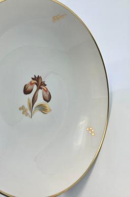 Royal Copenhagen - Brown Iris, Includes: (7 Small Dishes, Tall Compote - 8¼