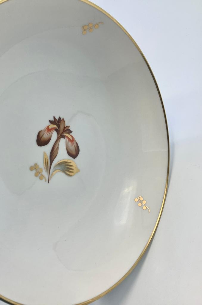 Royal Copenhagen - Brown Iris, Includes: (7 Small Dishes, Tall Compote - 8¼