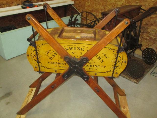 Davis swinging butter churn #2 Vermont Farm Machine Co. Bellows Falls VT