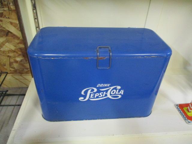 Collectible Pepsi cooler used in airlines