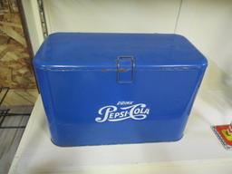 Collectible Pepsi cooler used in airlines