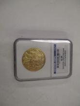 US Gold Buffalo 1 oz $50 Coin 2008 Slabbed by NGC MS 70