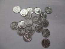 US Kennedy Silver Halves 1994 20 coins