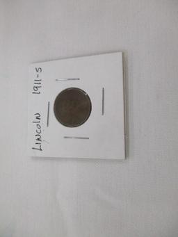 US Lincoln cent 1911S