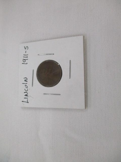 US Lincoln cent 1911S