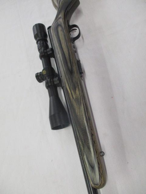 Savage MKII .22 LR laminated stock w/scope ser. 1183520