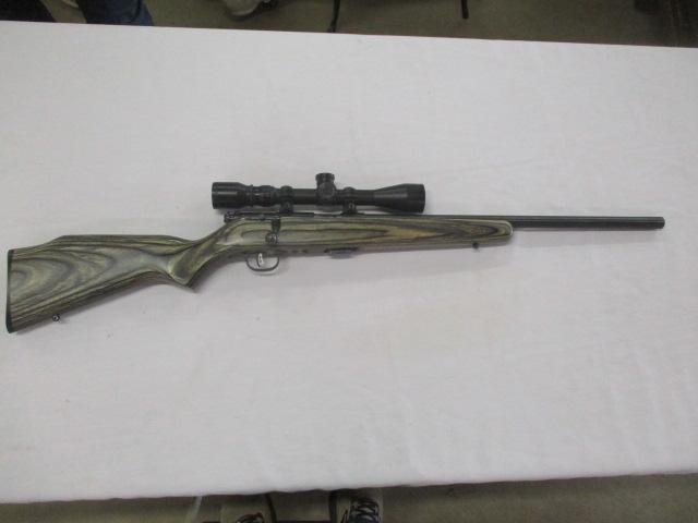 Savage MKII .22 LR laminated stock w/scope ser. 1183520