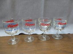 Hamm's Beer Glasses