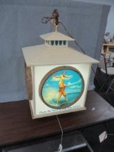 Hamm's Beer Hanging Lighted Advertising Clock