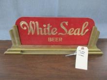 White Seal Beer Advertising Sign