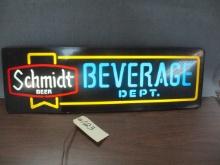 Schmidt's Beer Lighted Advertising Sign