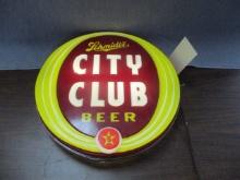 Schmidts Beer City Club Lighted Advertising