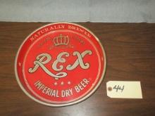REX Imperial Dry Beer Metal Serving Tray