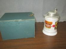 Grain Belt Beer 25th Anniversary Beer Stine with box