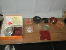Schmidt, Gluck, Olympia Beer Ashtrays