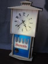Hamm's BeerLighted  Clock