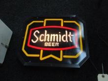 Schmidt Beer Lighted Beer Sign