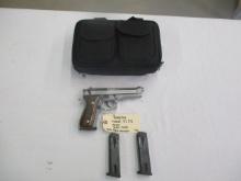Beretta Model 92 FS 9MM Semi Auto extra clips & case Ser. BER636338