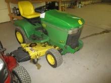 John Deere 345 riding lawn tractor broken hood, but sold with a new one (40 hours)