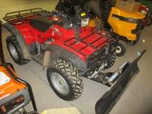2003 Honda Foreman 4 wheeler, 4WD w/plow, 3472 miles