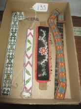 Native American Beaded Belt & Headbands