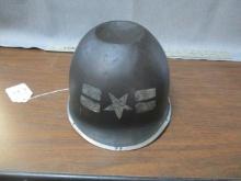 WWII US Painted Helmet