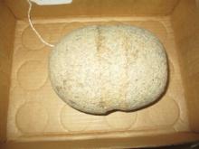 Native American Hammerstone Artifact - 7" x 5"