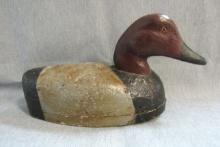 Michigan Canvasback duck decoy